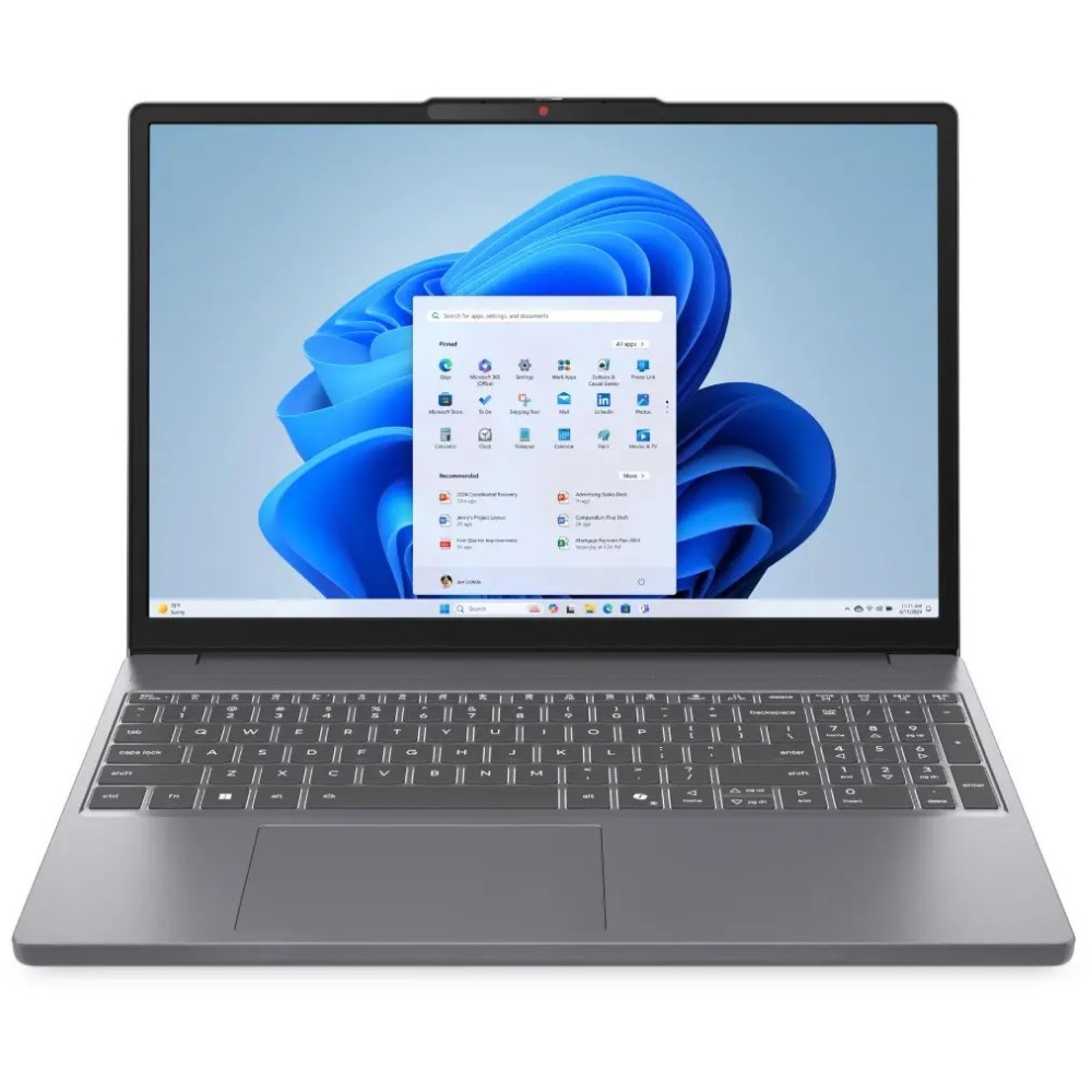 Lenovo IdeaPad Slim 3 15IRH10 Laptop, Intel Core i5-13420H, Intel UHD Graphics, 15.3″ WUXGA IPS 60Hz, 8GB DDR5-4800 RAM, 512GB PCIe 4.0 NVMe SSD, Wi-Fi 6 and BT5.2, Luna Grey