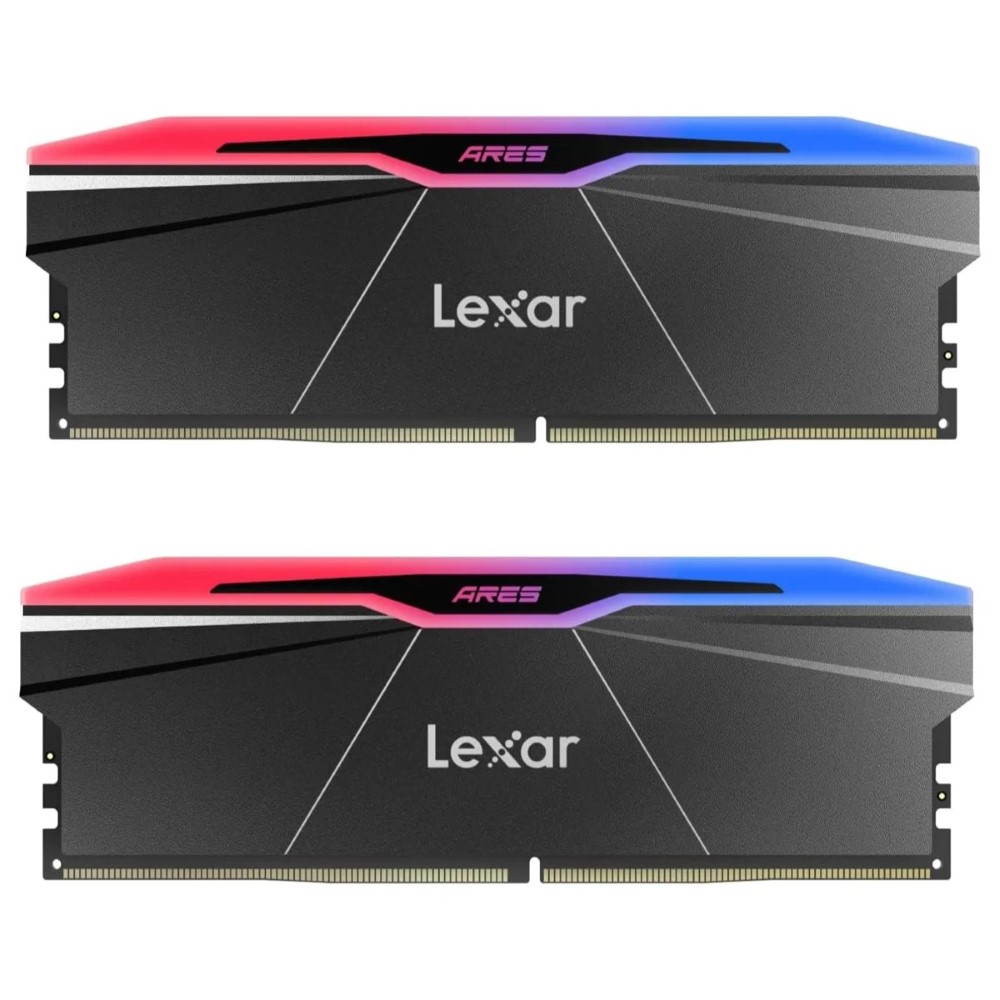 Lexar ARES Gen2 RGB DDR5 32GB Kit (2 x 16GB) 7600MHz Desktop Memory 288-Pin UDIMM CL36-46-46-96/1.4V DRAM Empowered by SK hynix