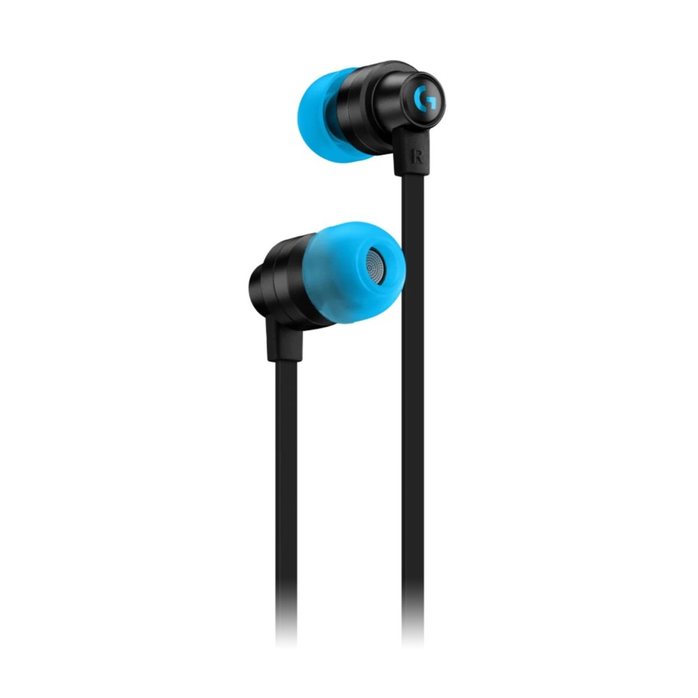 Logitech G333 Wired Gaming Earphones with USB-C Adapter & in-line Mic and Volume Control - 981-000925
