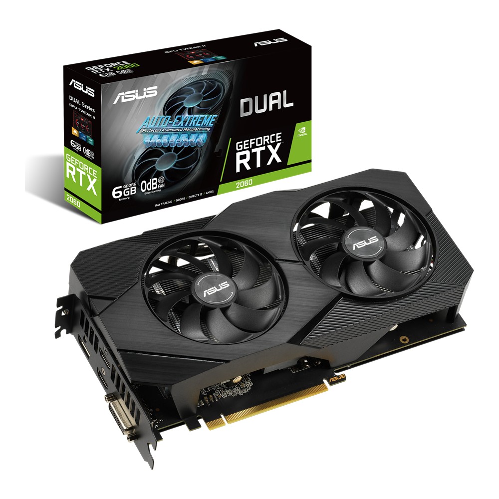 ASUS Dual GeForce RTX 2060 EVO 6GB GDDR6 Graphics Card (Used)