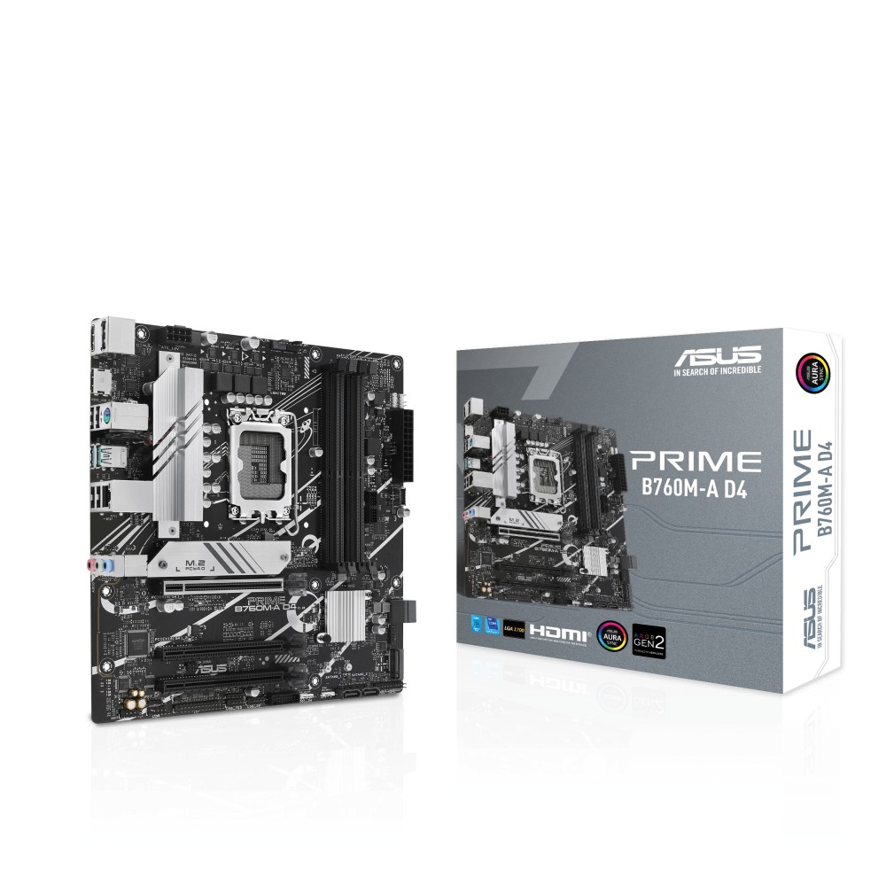 Asus Motherboard : Prime B760M-A D4 INTEL LGA1700