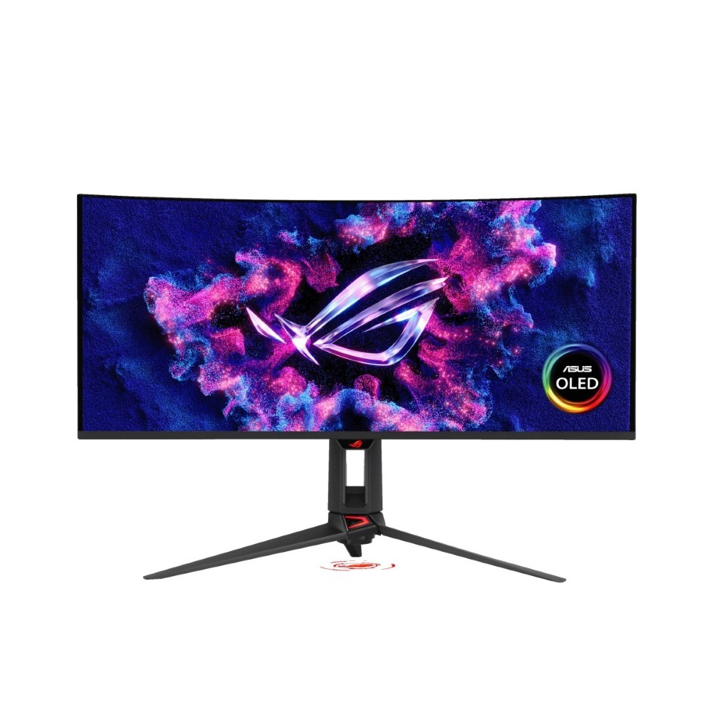 ASUS ROG Swift OLED PG34WCDN 34″ Curved WQHD QD-OLED Gaming Monitor – 360Hz, 0.03ms GTG, DisplayPort 2.1, USB-C 90W, HDR10, G-SYNC Compatible