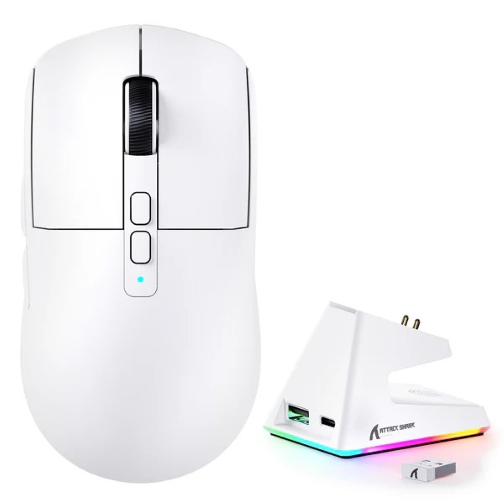 Attack Shark Mouse:X6 Paw3395 Wh
