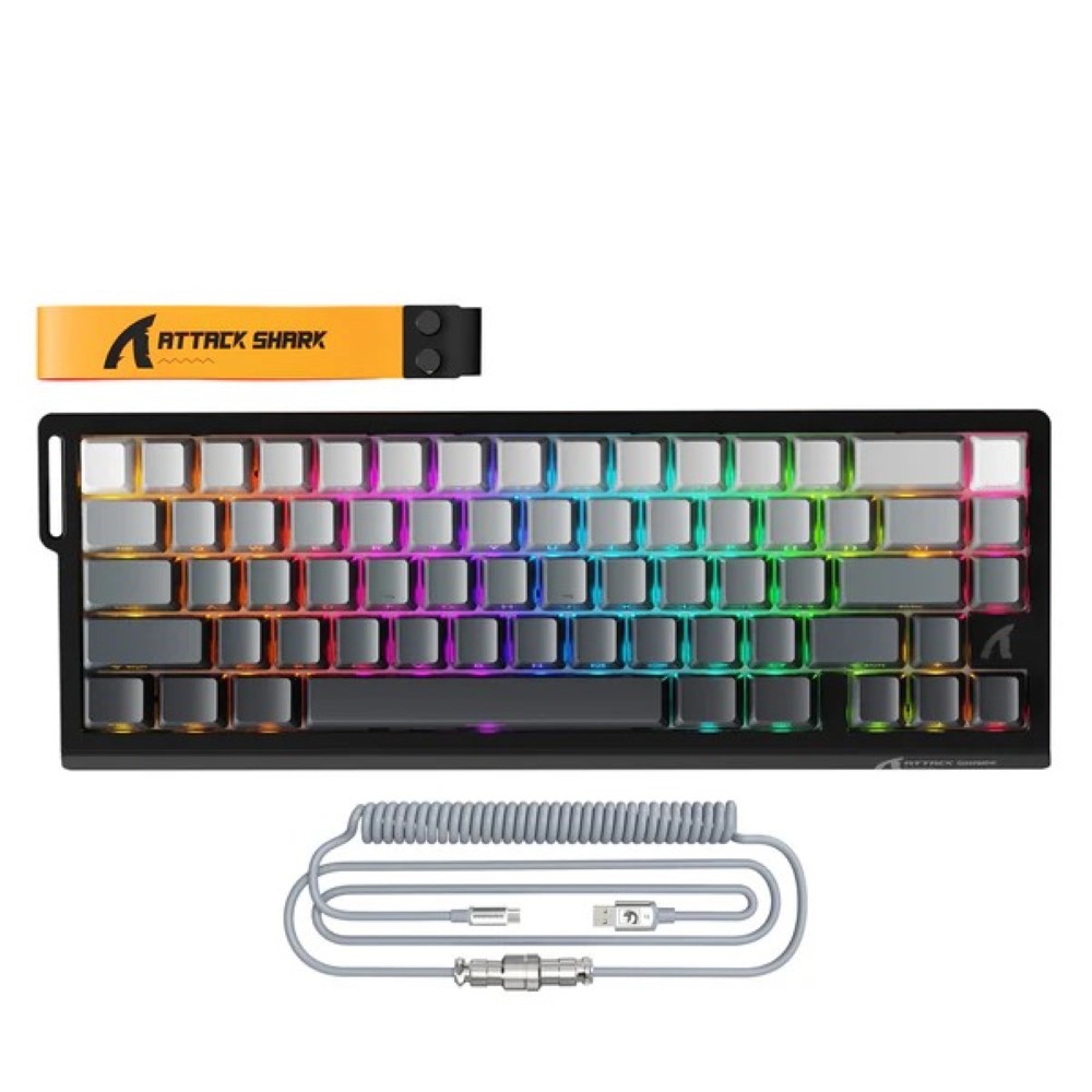 ATTACK SHARK X68PRO HE Wireless Rapid Trigger Keyboard Magnetic Switch - Moonlit Night