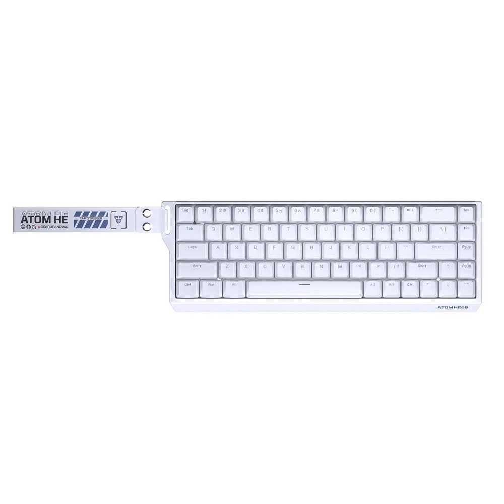 Fantech ATOM HE68 MK811 Wired Magnetic Gaming Keyboard Emerald Magnetic Switch – White