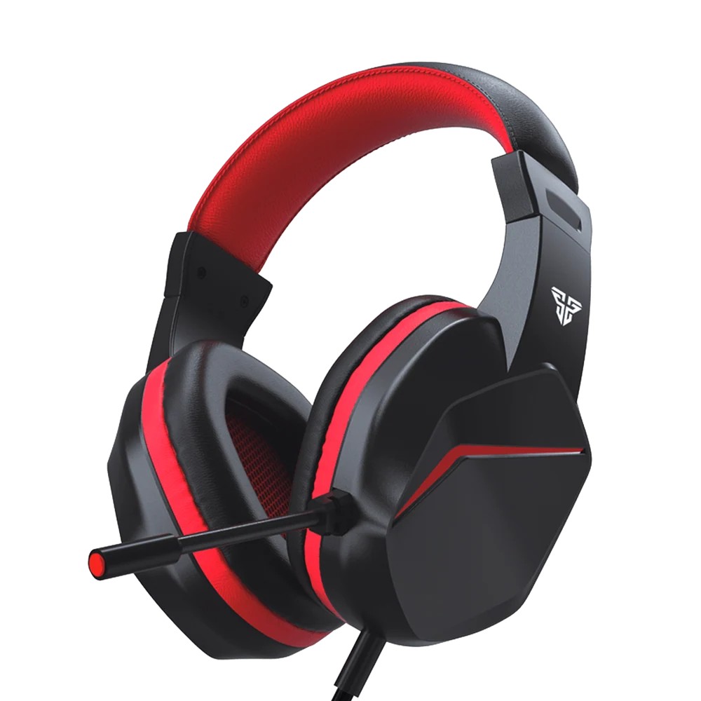 Fantech MARS II HQ54 Wired Gaming Headset Black | 40mm Drivers | 3.5mm TRRS | Noise-Cancelling Microphone | Lightweight On-Ear | Multi-Platform Compatible