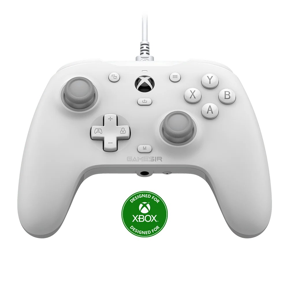 GameSir G7 HE Xbox Wired Controller – Elite White, Hall Effect Sticks & Triggers, Microswitch Buttons, 1000Hz Polling