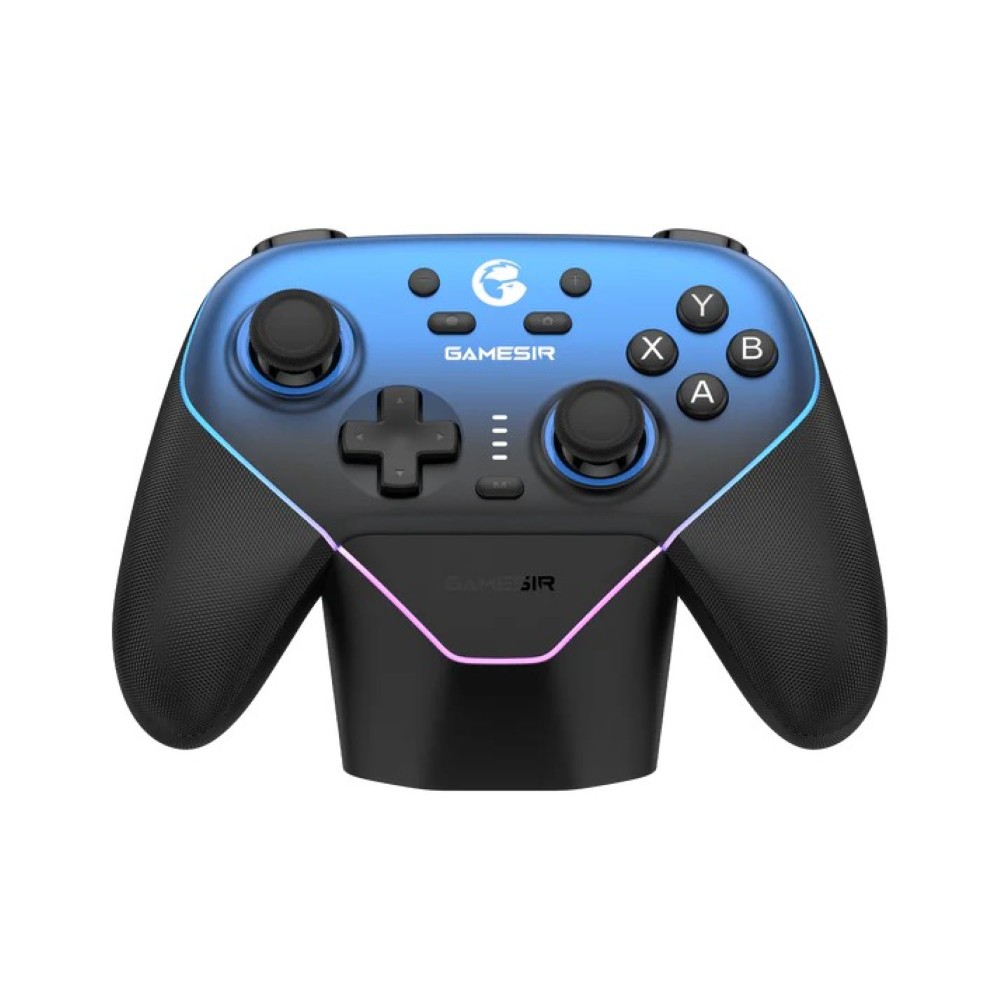 GameSir Super Nova Wireless Multiplatform Hall Effect Gaming Controller with Smart Charging Dock Nightfall Blue