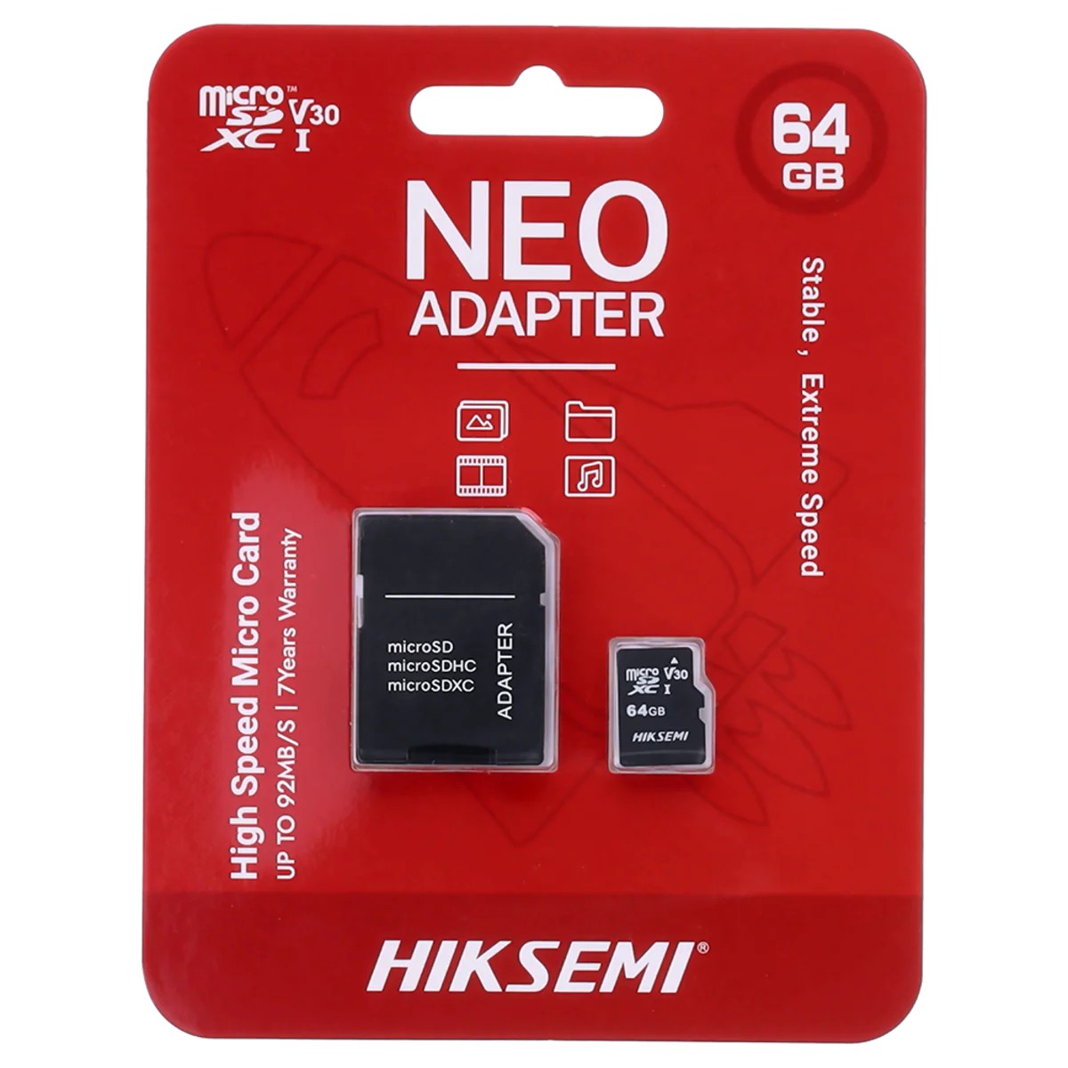HIKSEMI C1 64GB Micro SD Card (TF Card) – Class 10, UHS-I, Up to 92MB/s Read Speed, High Compatibility Storage Card