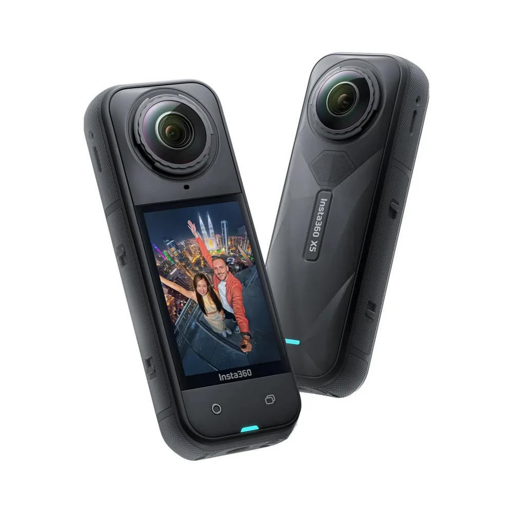 Insta360 X5 8K 360 Action Camera – Dual 1/1.28″ Sensors, 8K 360° Video, 5.7K60 HDR, 72MP Photos, FlowState Stabilization, Waterproof