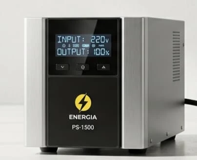 Energia Max UPS 2000VA 1200W LED Line Interactive UPS | AVR Voltage Stabilization | Battery Backup | Overload Protection | LED Display
