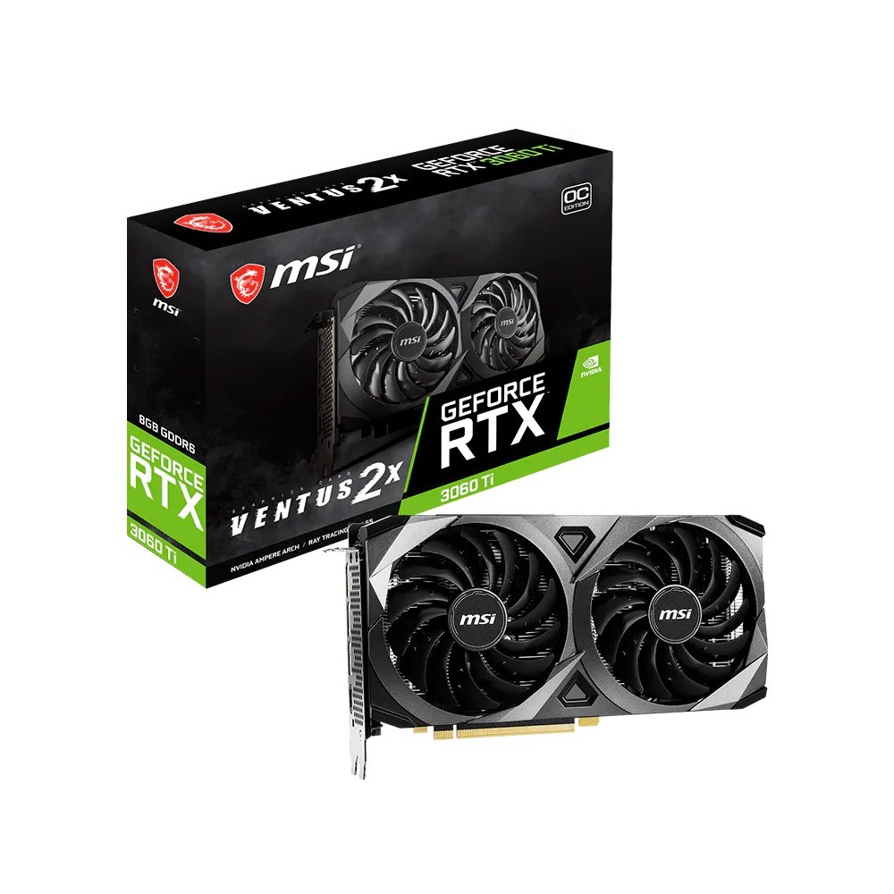 MSI GeForce RTX 3060 Ti VENTUS 2X OC 8GB GDDR6 Graphics Card  (Used)